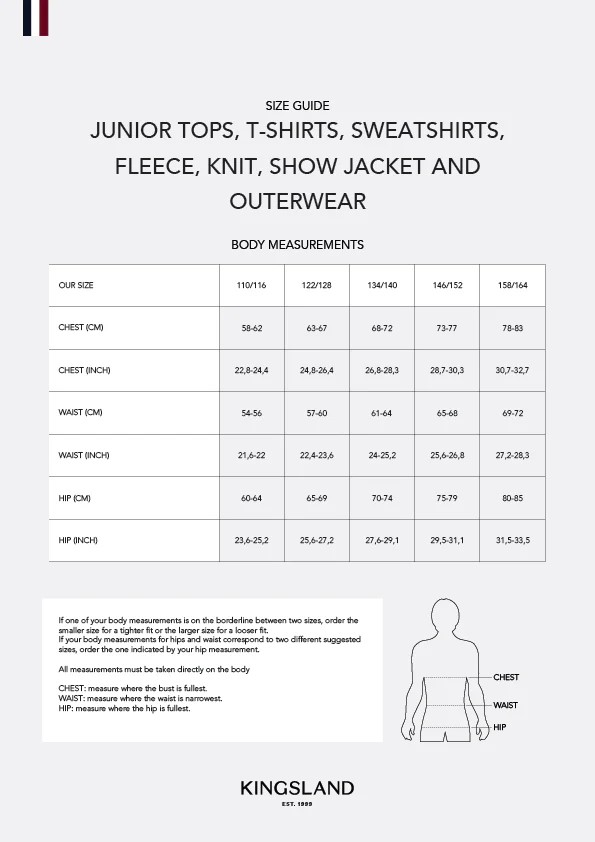 KINGSLAND　093　MARLOWｼﾞｭﾆｱ長袖ﾄﾚｰﾆﾝｸﾞｼｬﾂ 