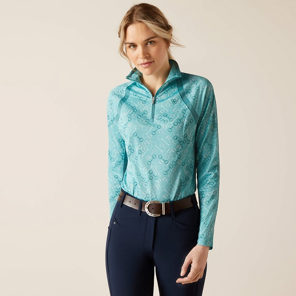 ARIAT SUNSTOPPER3.0シャツ ﾏﾘﾝﾌﾞﾙｰﾋﾞｯﾄ