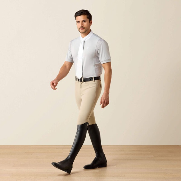 ARIAT TEK ﾒﾝｽﾞ ｼｮｰｼｬﾂ半袖 紺  