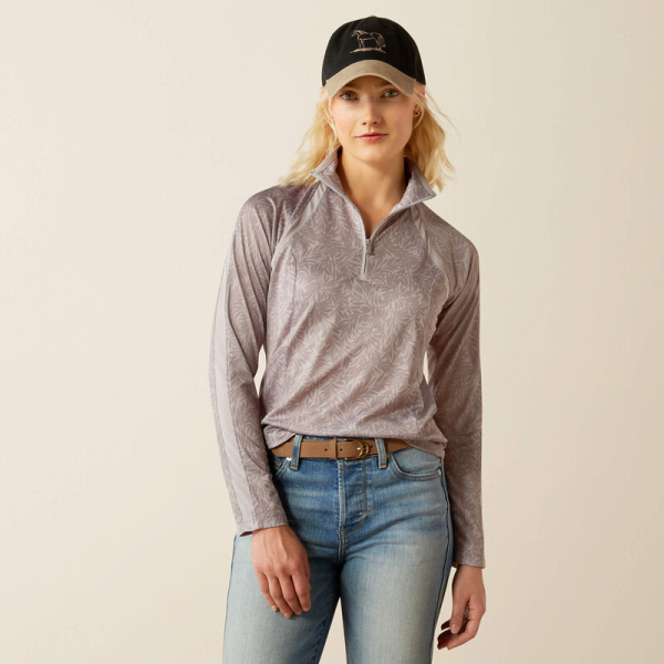 ARIAT SUNSTOPPER3.0ｼｬﾂ　ｼﾙﾊﾞｰﾘｰﾌ