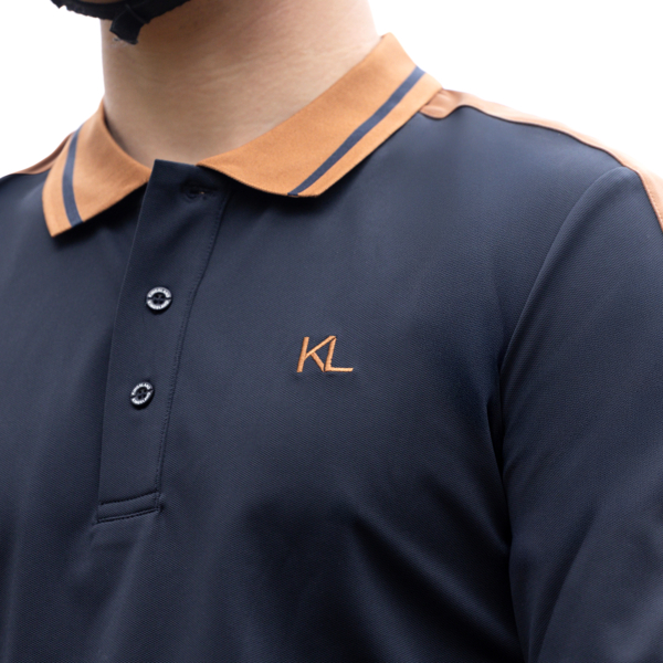 KINGSLAND 102　MARCOﾒﾝｽﾞ長袖ﾎﾟﾛｼｬﾂ 