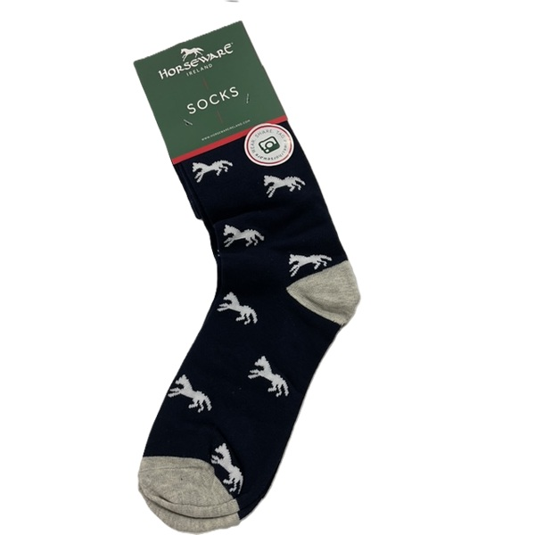 HORSEWARE　ｿｯｸｽ　紺